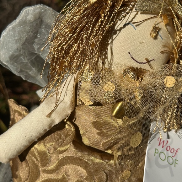 Woof & Poof golden angel with tag - Picture 8 of 8